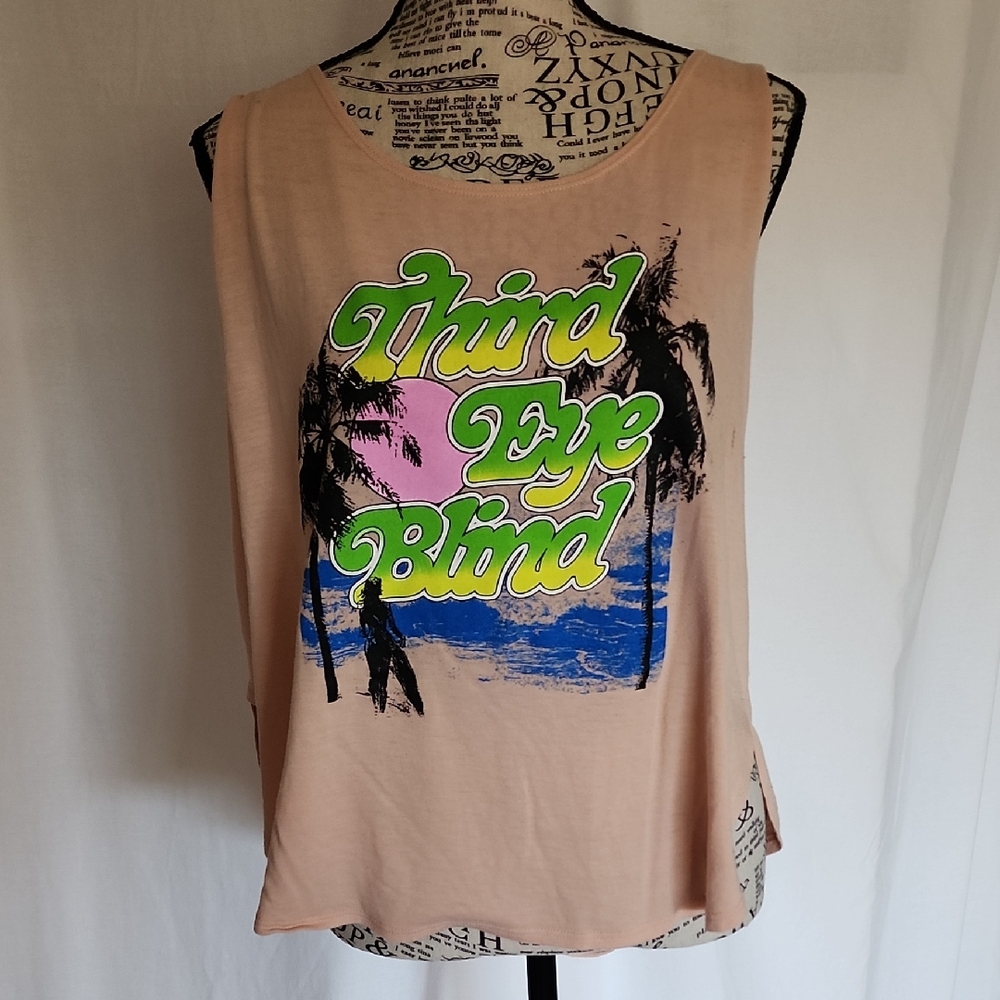 Graphic Tank Top - Pink